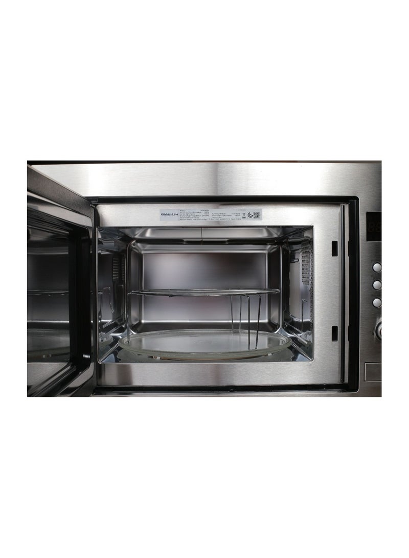 kitchen Line Built-In Microwave 28 Liter With Grill 60cm 1000 Watt  - Image 3