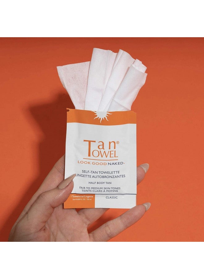 tantowel Tan Towel Self Tan Towelette Wipe Medium Deep Classic 10 Count - Image 4