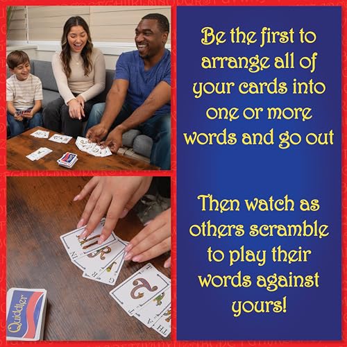 PlayMonster Quiddler Card Games for Kids Playing Cards Word Games Deck of Cards Fun Family Games for Kids and Adults Game Night Travel Games MultiPlayer Ages 8 - Image 5