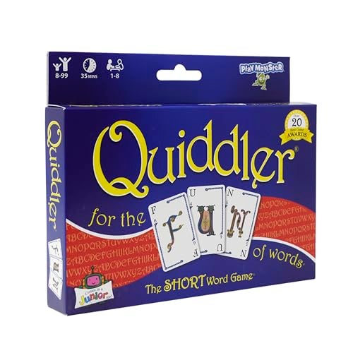 PlayMonster Quiddler Card Games for Kids Playing Cards Word Games Deck of Cards Fun Family Games for Kids and Adults Game Night Travel Games MultiPlayer Ages 8 - Image 1