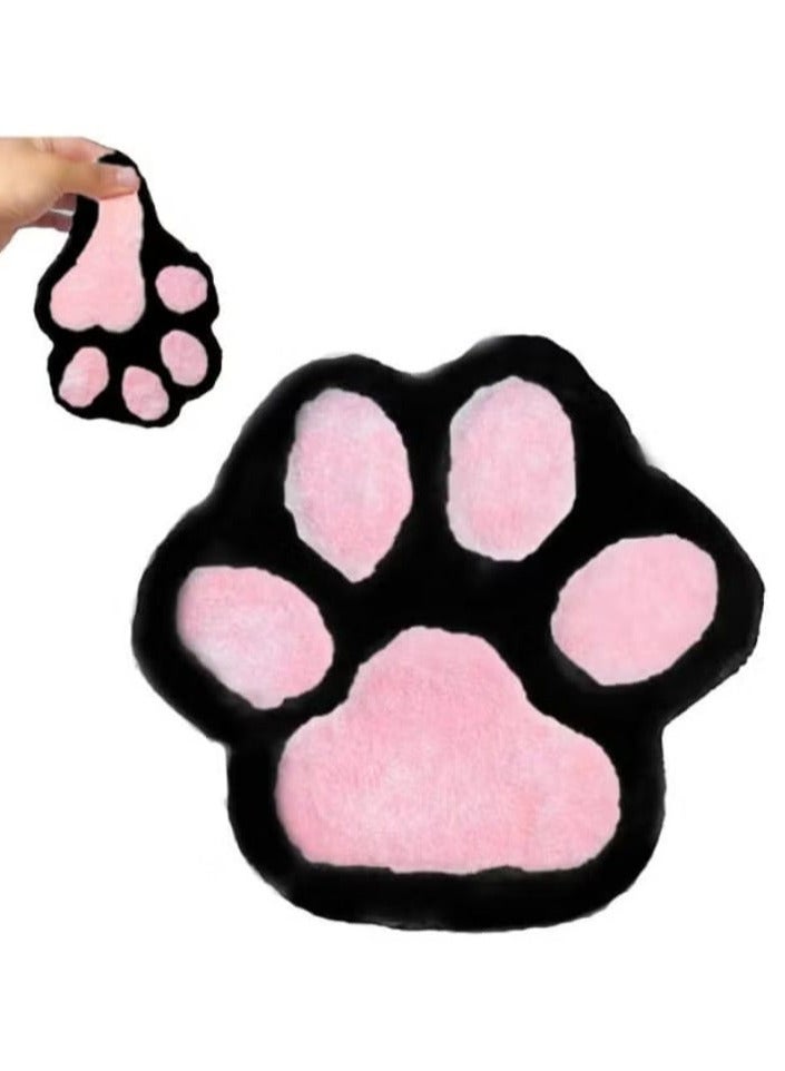 فوفو اسفنجي تابا اسفنجي مخالب القط اسفنجي مخلب القط اسفنجي لعبة لينة ومريحة لتخفيف الضغط تابا اسفنجي مخلب مناسبة لجميع أنواع الناس (أسود ووردي)