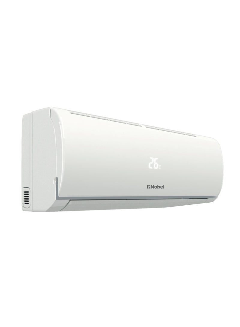 Nobel 1.5 Ton Rotary Split AC, Energy Efficient Heat & Cool Air Conditioner with Rotary Compressor, R410A Gas, 4 Way Airflow, 18000 BTU, Gold Fin Technology, Auto Restart, Ideal for Medium Rooms 2500 W NSAC18HC White - Image 2