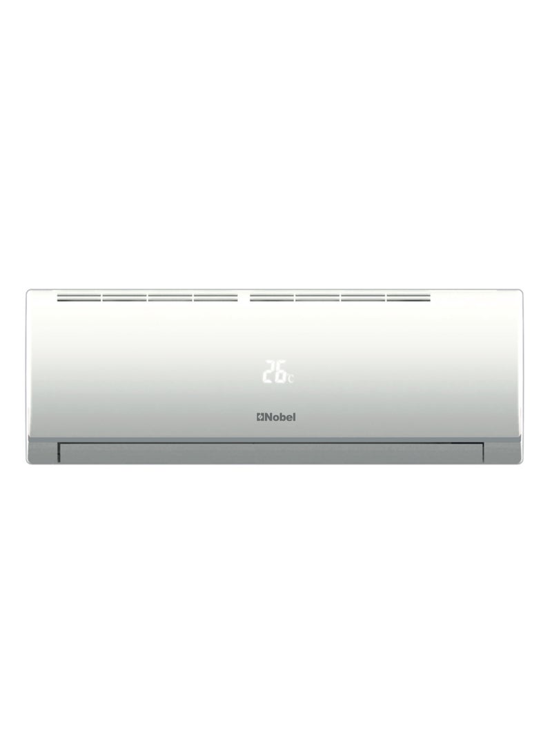 Nobel 1.5 Ton Rotary Split AC, Energy Efficient Heat & Cool Air Conditioner with Rotary Compressor, R410A Gas, 4 Way Airflow, 18000 BTU, Gold Fin Technology, Auto Restart, Ideal for Medium Rooms 2500 W NSAC18HC White - Image 1