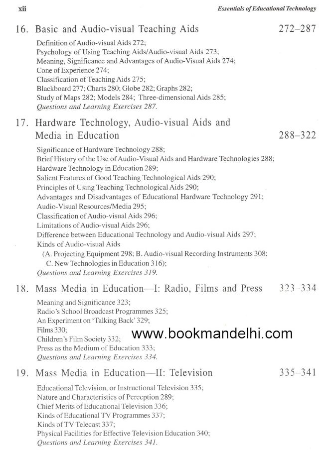 Essentials Of Educational Technology 3/e [Paperback] [Jan 01, 2014] AGGARWAL