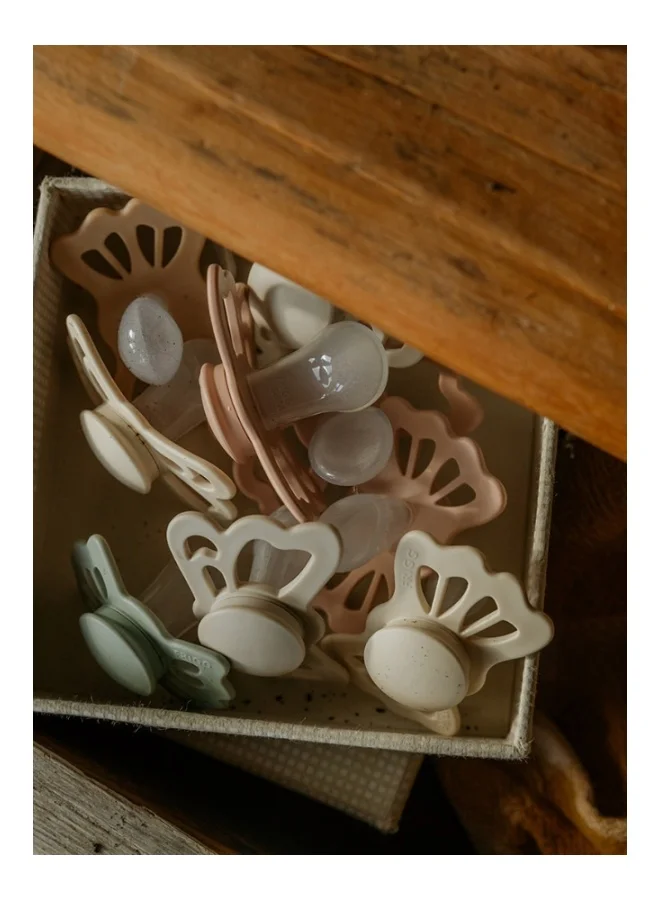 FRIGG Lucky Symmetrical Silicone 2-Pack Pretty In Peach/Primrose - Size 2