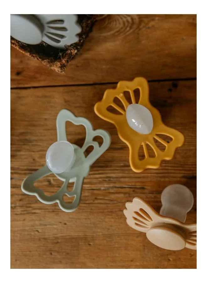 FRIGG Lucky Symmetrical Silicone 2-Pack Pretty In Peach/Primrose - Size 2
