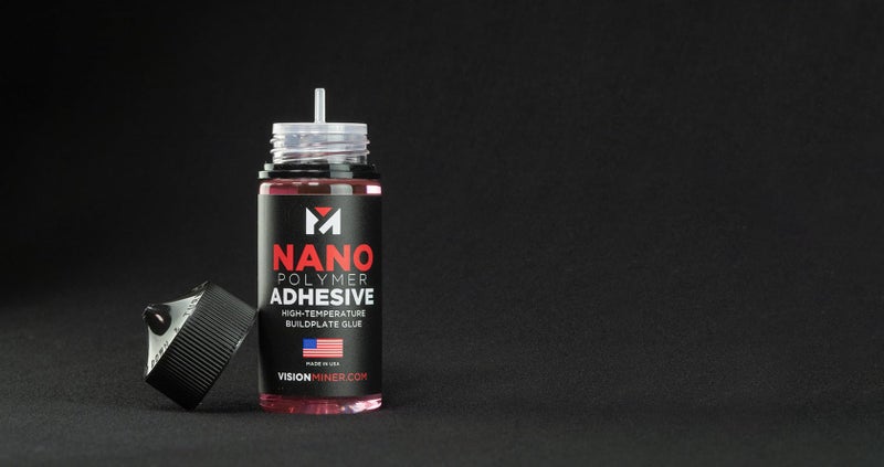 Vision Miner Nano Polymer Adhesive (120ml) - Ultimate 3D Printing Bed & Build Plate Adhesion - No Mess, Non-Toxic, Works for PLA, ABS, PEI, PEEK, Nylon, PC and More. Easy Application, Easy to Clean! - Image 4