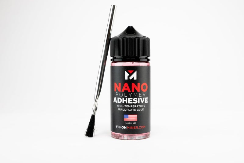 Vision Miner Nano Polymer Adhesive (120ml) - Ultimate 3D Printing Bed & Build Plate Adhesion - No Mess, Non-Toxic, Works for PLA, ABS, PEI, PEEK, Nylon, PC and More. Easy Application, Easy to Clean! - Image 2