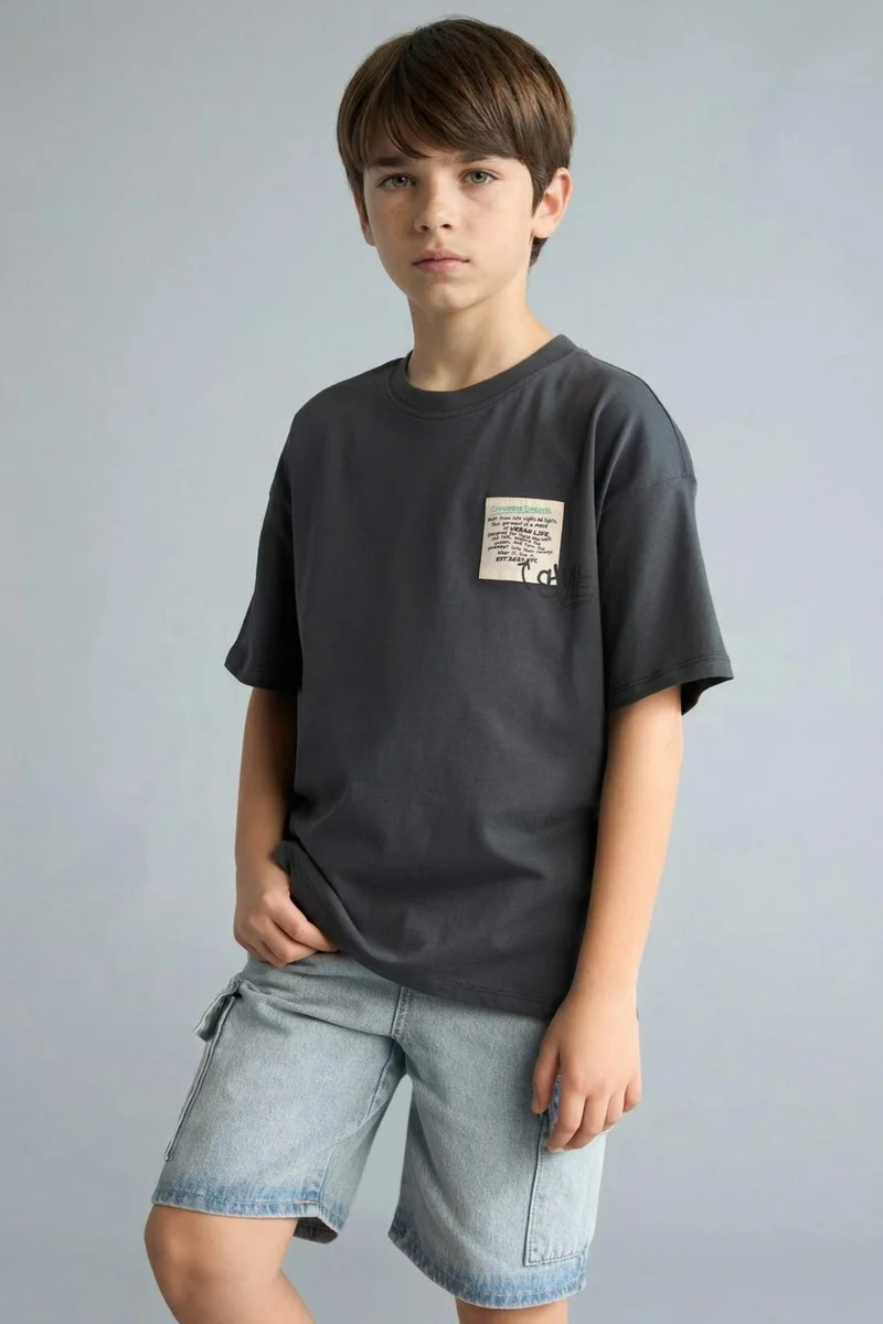 DeFacto Oversize Fit Short Sleeve T-Shirt