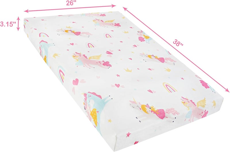 Viviland Pack n Play Mattress  38 x 26 Premium Soft Foam Portable Toddler Mattress for Pack and Play Topper Odorless Breathable Comfortable and Stable mini pad for Baby mattresses - Image 2