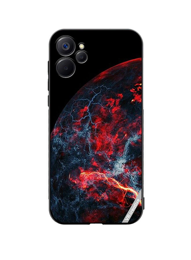 VR CREATIVE Protective Case Cover For Realme 9i 5G Planet Design Multicolour - Image 1
