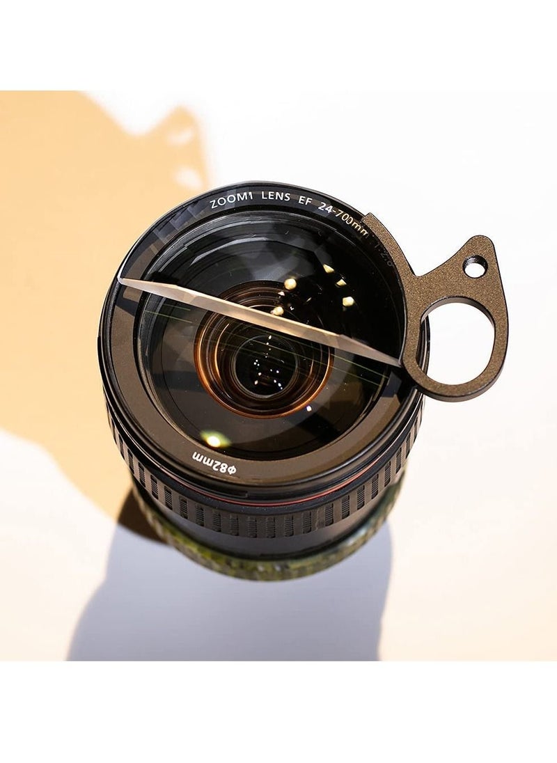KASTWAVE - "79mm Handheld Kaleidoscope Filter Special Effects Filter Optical Glass Prism for SLR Camera Creative Photography Foreground Blur Prism Filter " - Image 1