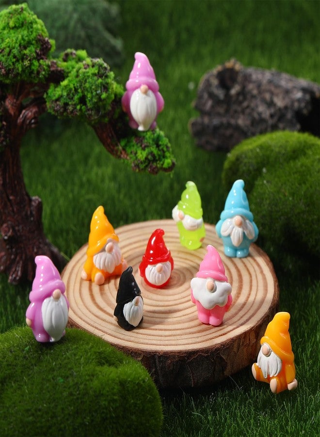 GGSTDDUP 70 Pcs Mini Resin Gnomes 7 Colors Tiny Gnomes Miniature Figurines Miniature Gnome Figurines Mini Gnome Decor for Garden Landscape Outdoor Patio Yard Lawn Dollhouse Potted Plant Decor - Image 4