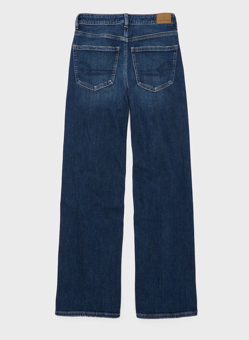 امريكان ايجل High Waist Ripped Jeans