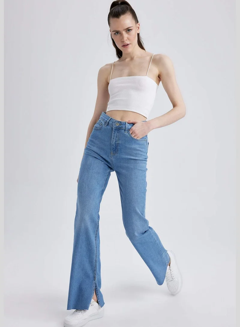 ديفاكتو Woman Slim Flare Denim Trousers