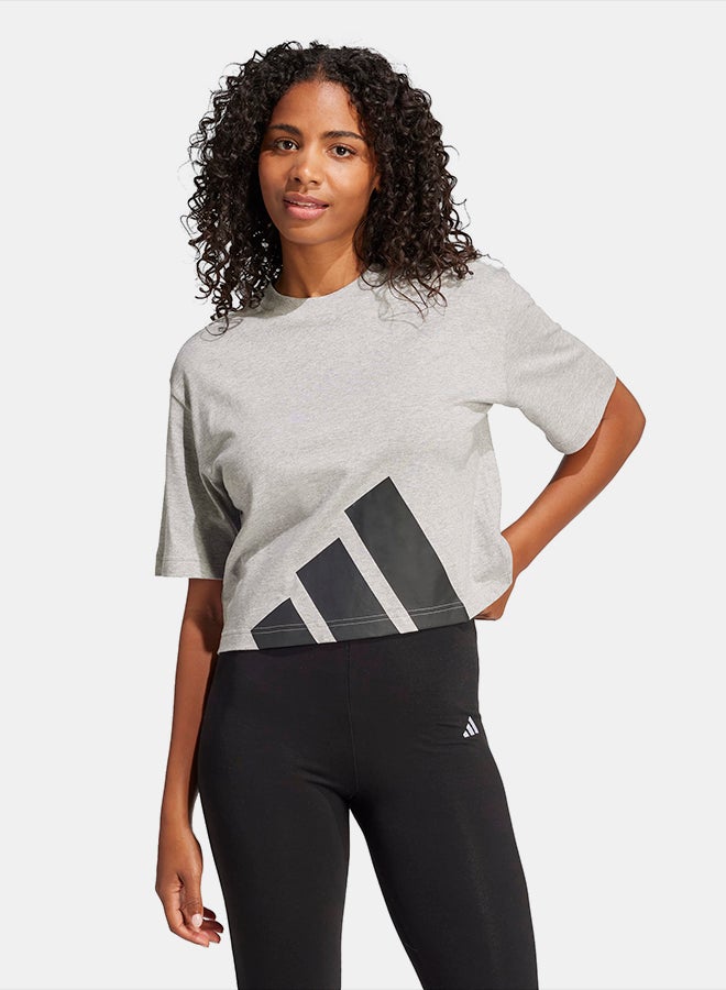 Adidas Essentials Big Logo Boyfriend T-Shirt - Image 1
