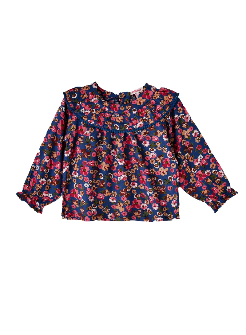 جيلين Girls' Floral Printed Top