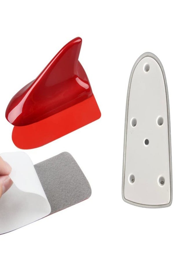 idain هوائي سيارة عالمي على شكل زعنفة القرش من إيدين أوتو، هوائي وهمي للزينة فقط (رمادي) - Image 4