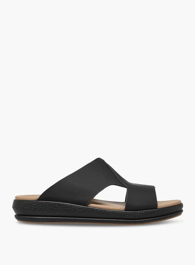 LBL by Shoexpress Men Cutout Slip-On Sandals