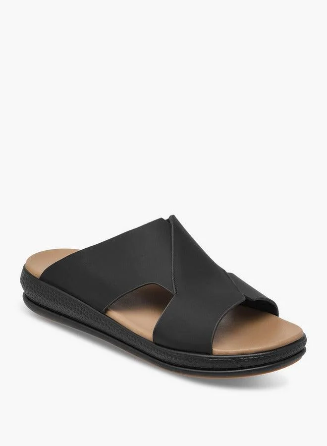 Men Cutout Slip-On Sandals
