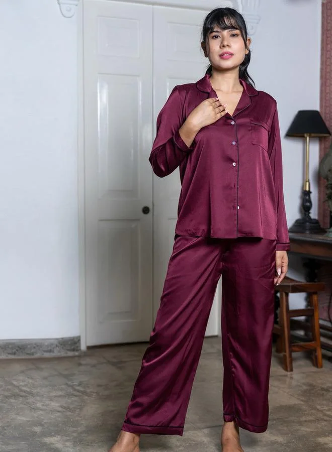 أدريا Aadaraya Pyjama Set Shirt and Trousers