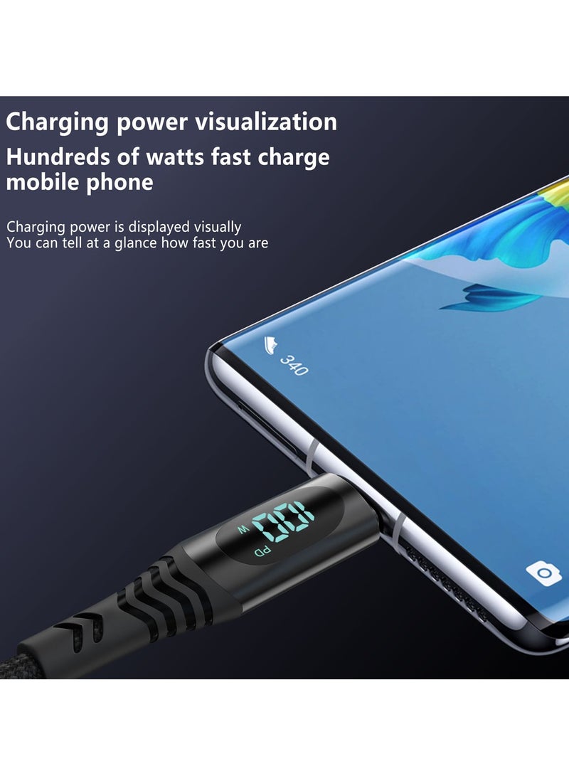 Astralxipher PD3.1 100W Braided Fast Charging Cable | E-Marker Chip | 2 m Bend-Resistant | Compatible with iPhone 15/16 Pro Max, Galaxy S25 Ultra & Power Banks  - Image 4