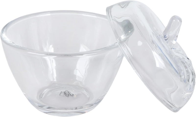 بي آند دي B&D برطمان سكر زجاجي على شكل تفاحة مع غطاء – وعاء تخزين كريستالي شفاف - Image 2