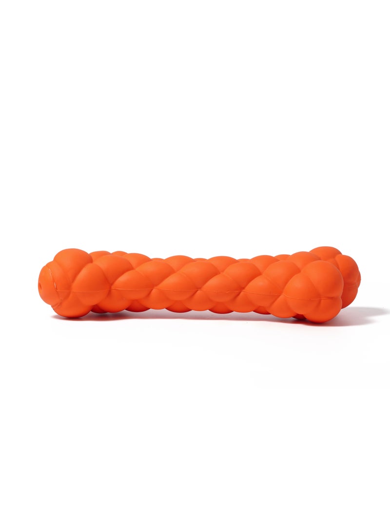 GULFLINK Non Toxic Natural Rubber Squeaky Toy For Dogs Orange - Image 2