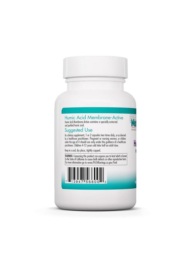 Nutricology - Humic Acid Membrane Active Immune Support 60 Vegetarian Capsules - Image 1