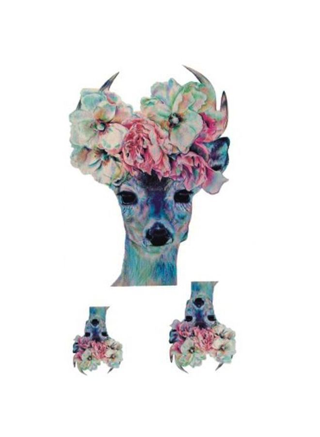 NIBEMINENT Waterproof Tattoo Stickers Multicolour