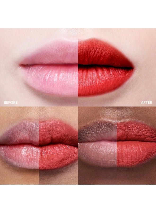 Peripera تلوين الشفاه المخملي - لون عالي الصبغة، يدوم طويلاً، خفيف الوزن، غير مختبر على الحيوانات، خالي من الجلوتين، خالي من البارابين (002 وردة عميقة مشهورة (جديد)) - Image 2