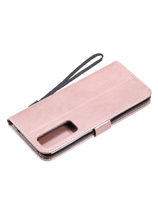 S-TOP Case For Huawei nova 7 Solid Color Horizontal Flip Protective Leather Case with Holder & Card Slots & Wallet & Lanyard - Image 4