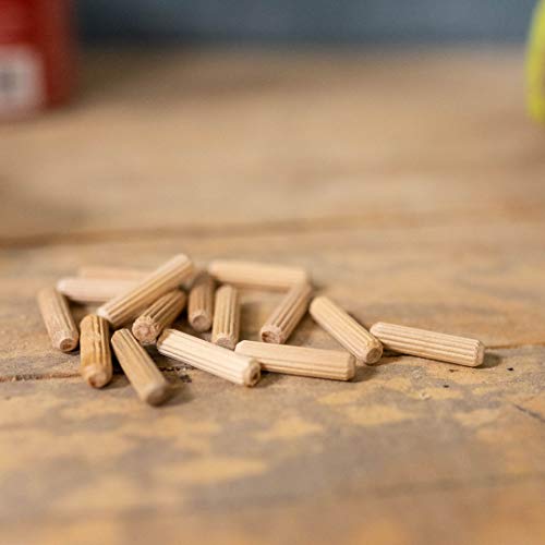 General Tools 840014 1/4-Inch Fluted Wood Dowel Pins, 72 Count (Pack of 1) - Image 4