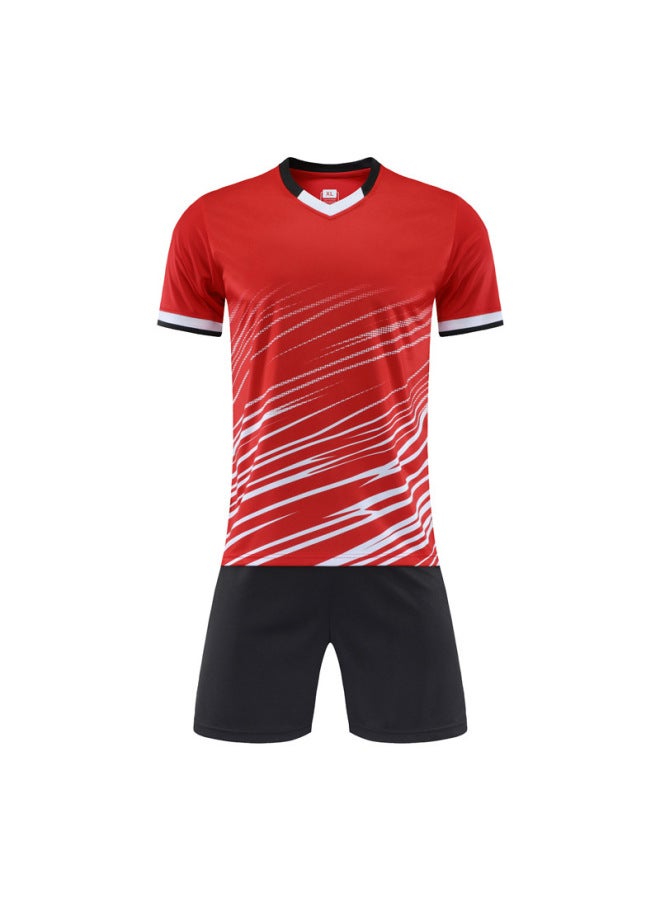 Jersey Football Uniform Suit For Boys And Girls, Teenagers And Students, Sports Competition Team Uniforms, Training Uniforms, Quick-drying And Breathable