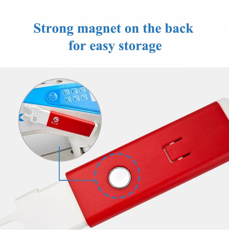 Bequilter Upgraded Sewing Machine Needle Threader with Strong Magnet, Simple Quick Automatic Needle Threader Stitch Insertion Tool for Industrial Single Lockstitch Sewing Machine (Red) - Image 4