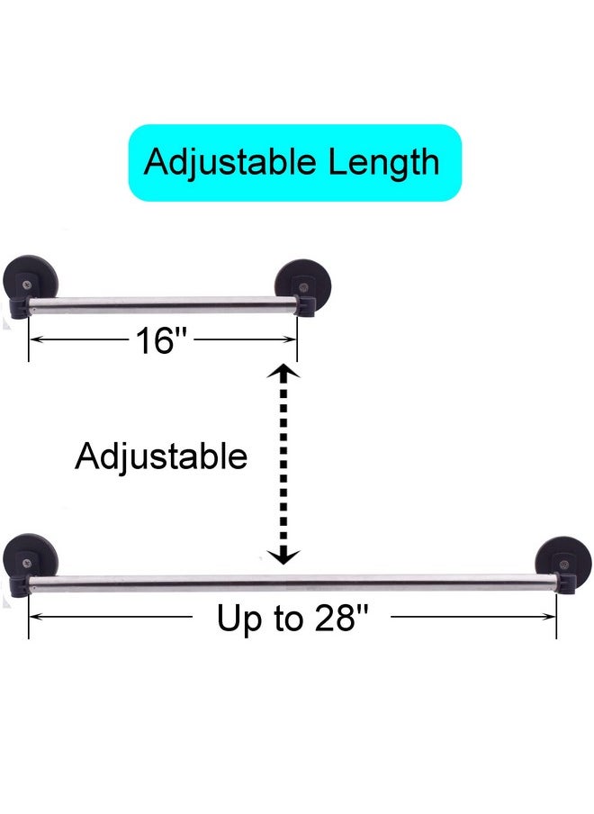 YYST - Type A 29" (74Cm) Magnetic Anchor Chart Holder Adjustable Magnetic Date Cards Holder Calendar Holder For Kids Crafts, Classroom Calendar, Classroom Decor W O Rings (Black - 1) - Image 1