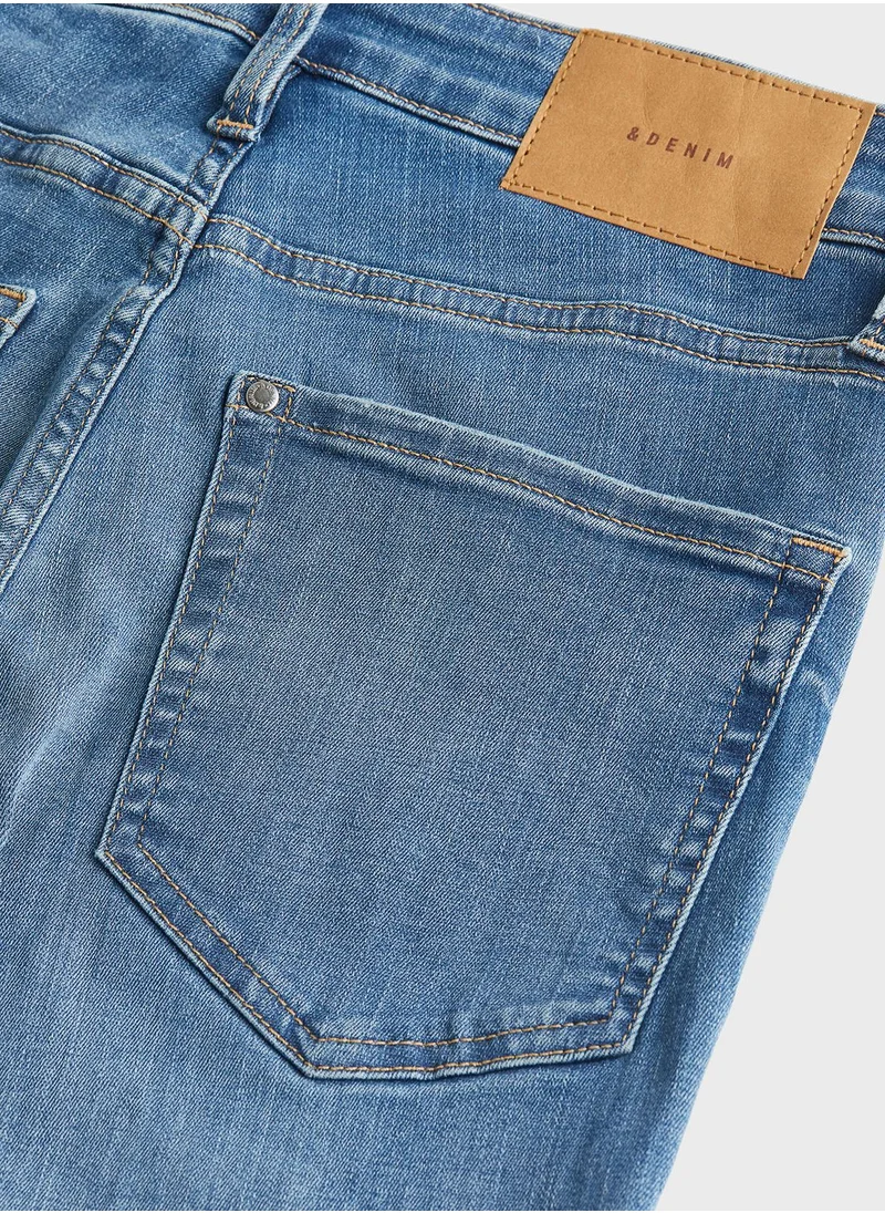 H&M Flared Fit Ultra High Waist Jeans