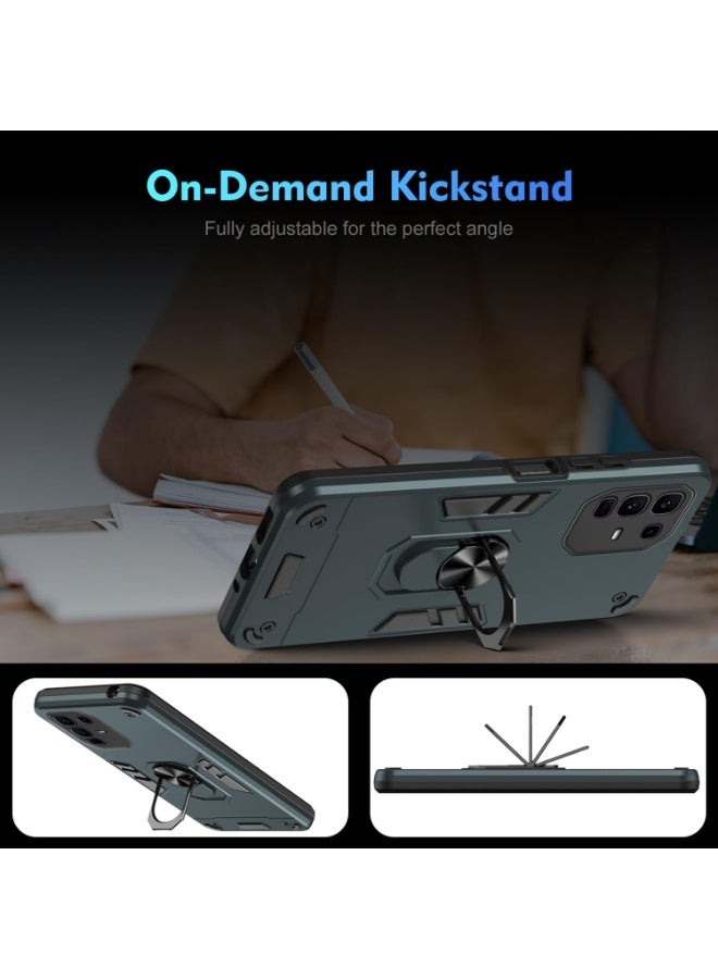 general Phone Protection Compatible with Infinix Note 50 Pro+/Note 50 Pro Plus Phone Case with Kickstand Shockproof Military Grade Drop Proof Protection Rugged Cover PC Matte Textured Sturdy Bumper Cases phon - Image 5