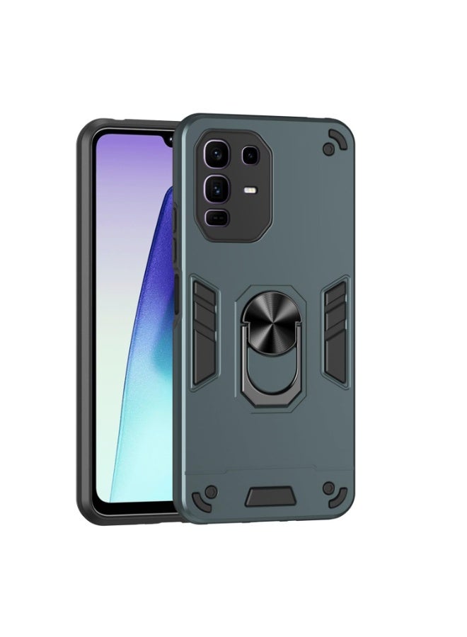 general Phone Protection Compatible with Infinix Note 50 Pro+/Note 50 Pro Plus Phone Case with Kickstand Shockproof Military Grade Drop Proof Protection Rugged Cover PC Matte Textured Sturdy Bumper Cases phon - Image 1