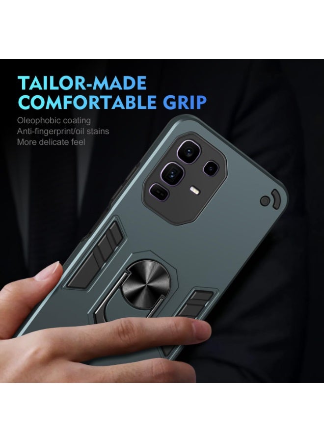 general Phone Protection Compatible with Infinix Note 50 Pro+/Note 50 Pro Plus Phone Case with Kickstand Shockproof Military Grade Drop Proof Protection Rugged Cover PC Matte Textured Sturdy Bumper Cases phon - Image 4