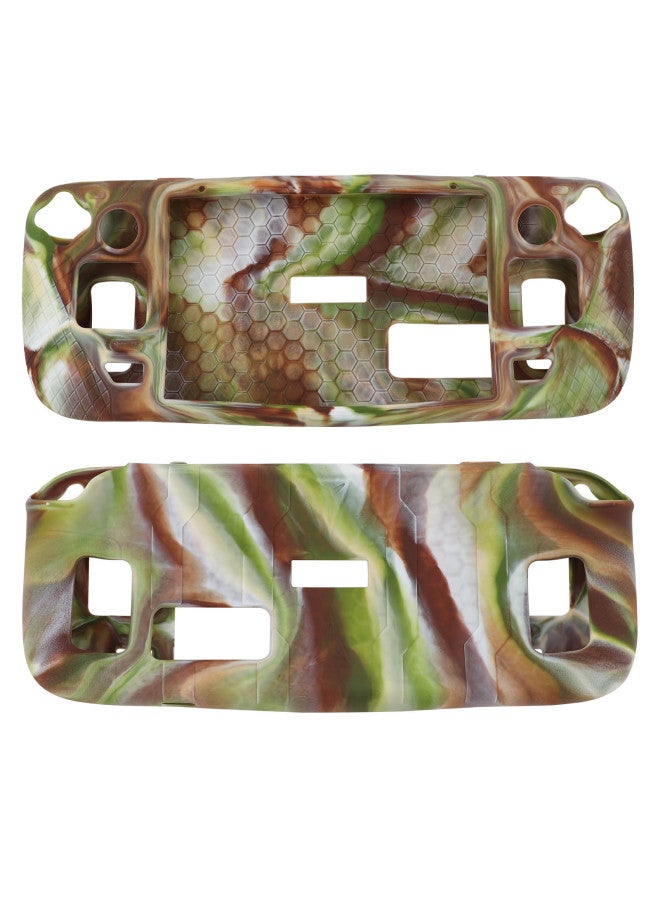 general Steam Deck Game Console Silicone Protective Cover Steam Deck Thick With Non-slip Host Protection Soft Rubber-Product Color:Fan Color - Image 1