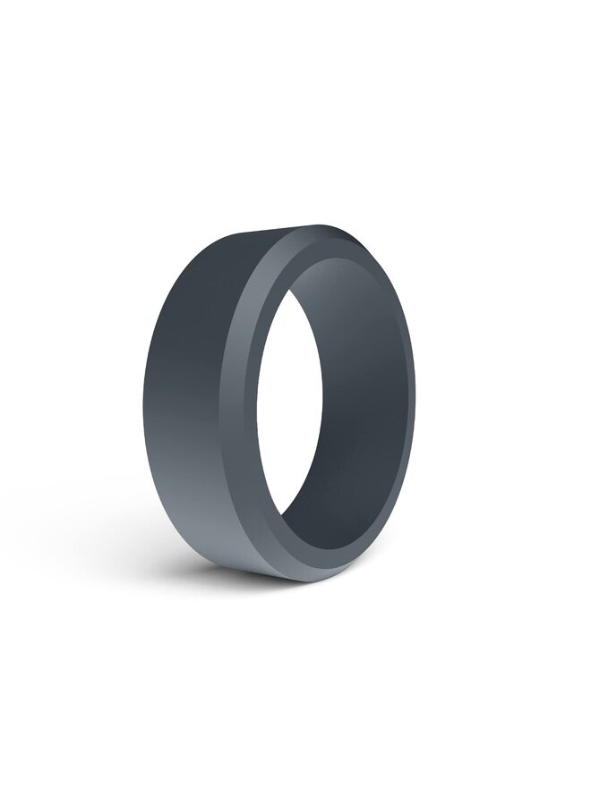 LAMAY Silicone Wedding Rings for Men - Rubber Engagement Bands 8 - Image 4