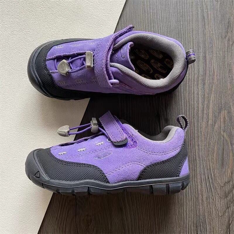 Jasper Outdoor Hiking Shoes Suede Cowhide Casual Sports Shoes For Boys, Girls, Middle And Large Children - Image 1