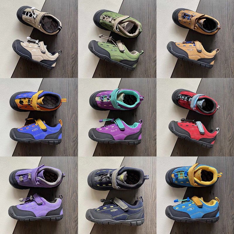 Jasper Outdoor Hiking Shoes Suede Cowhide Casual Sports Shoes For Boys, Girls, Middle And Large Children - Image 2