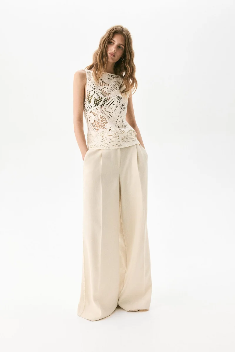 H&M Crochet-look vest top