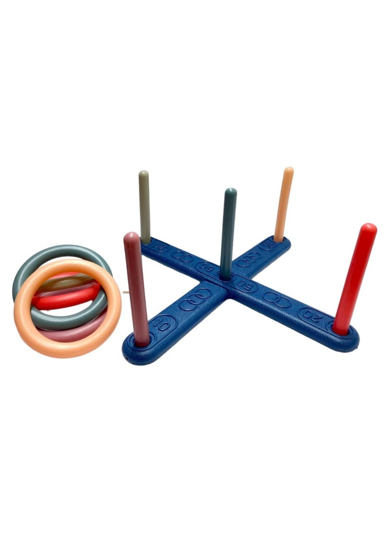 1 Set of Ring Throwing Game Throwing Circle Toy for Kids, Brain Game Outdoor game Sports  - Image 1