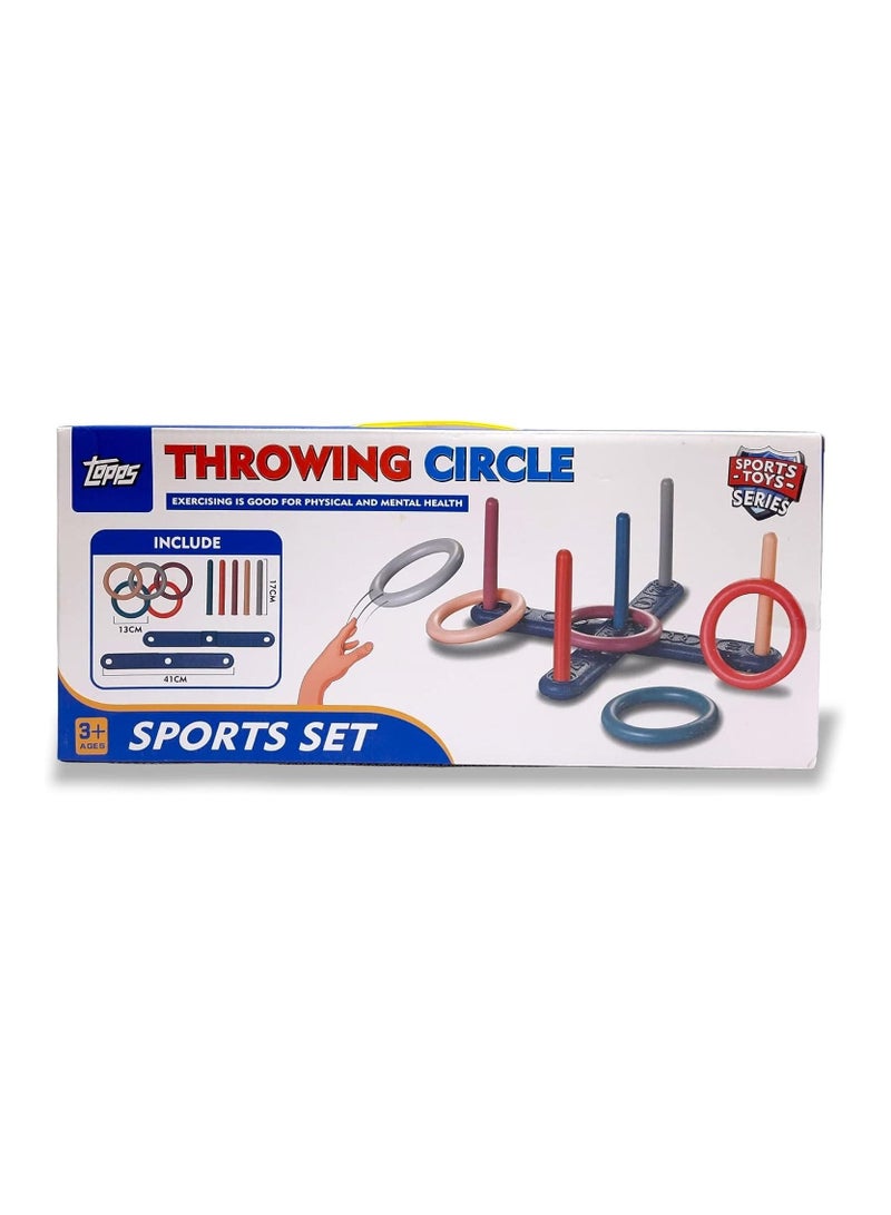 1 Set of Ring Throwing Game Throwing Circle Toy for Kids, Brain Game Outdoor game Sports  - Image 2