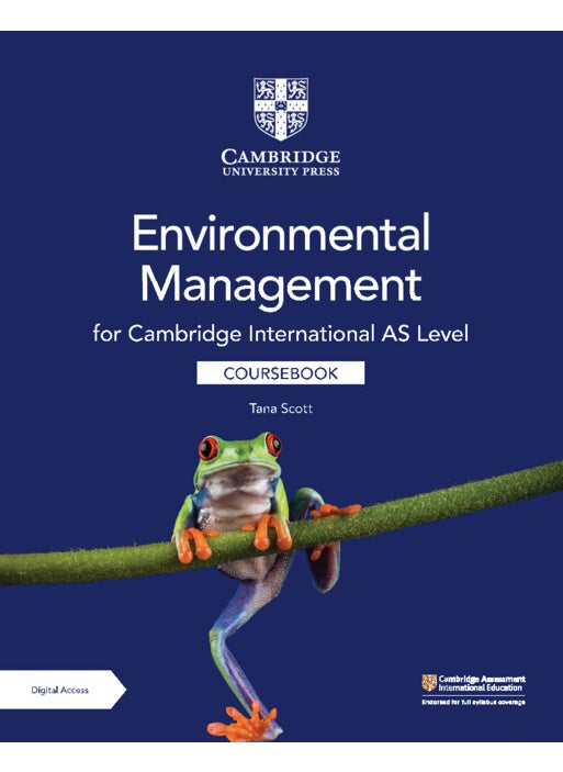 Cambridge International AS Level Environmental Management Coursebook with Digital Access (2 Years)  - Image 1