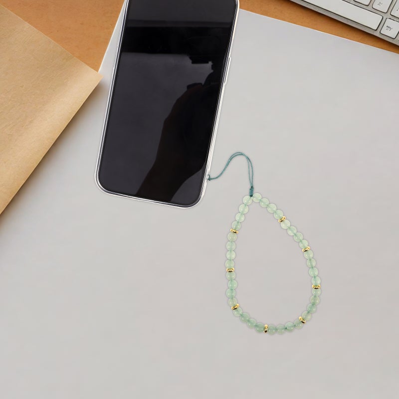 2pcs Beaded Phone Charm: Anti-Lost Lanyard Chain Wrist Strap Cell Phone Wristlet - Smartphone Lanyard Strap For Camera Cellphone Cases - Image 2