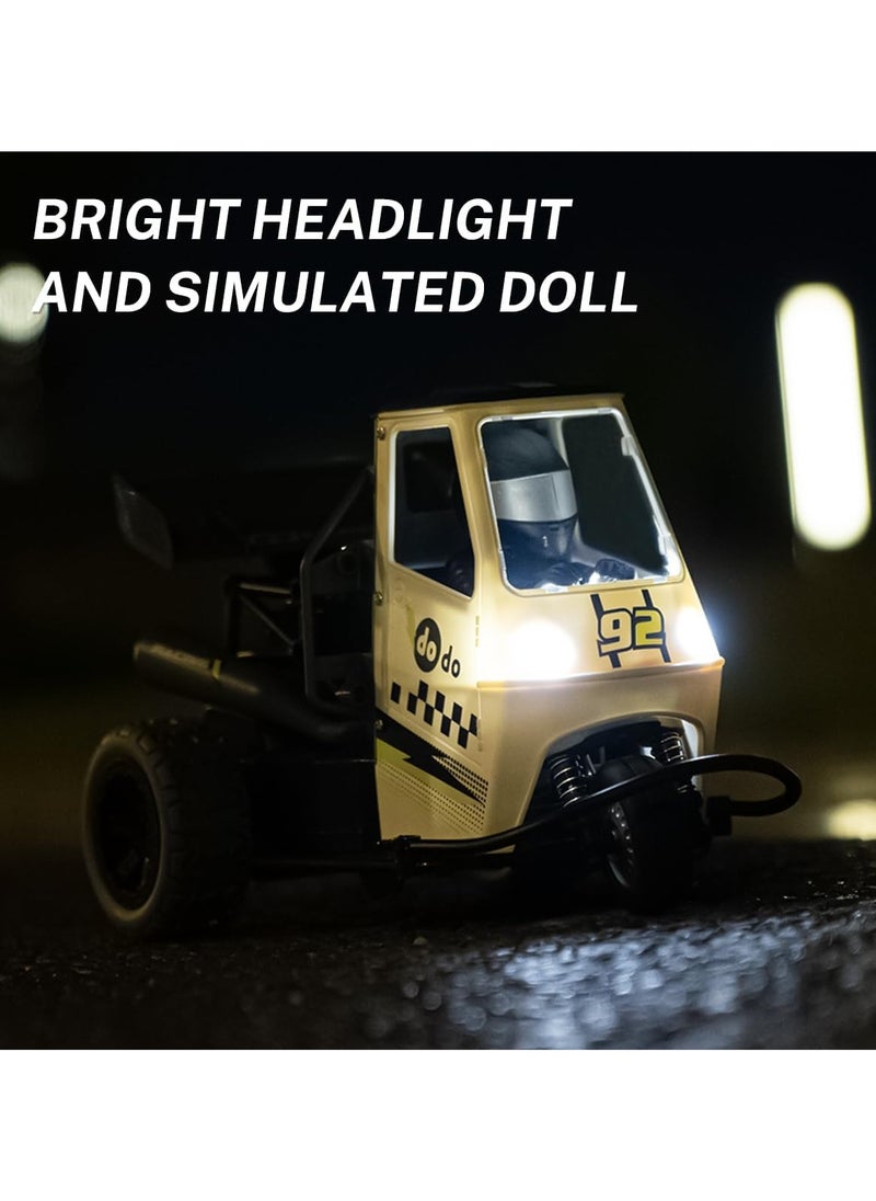 Remote Control Car, 1:16 RC Motorcycles for Children, 22 kmh Remote Control Car Truck, 2.4 GHz RC Car with Batteries, Proportional Steering, Spray, Music, Lights for Adults  - Image 3